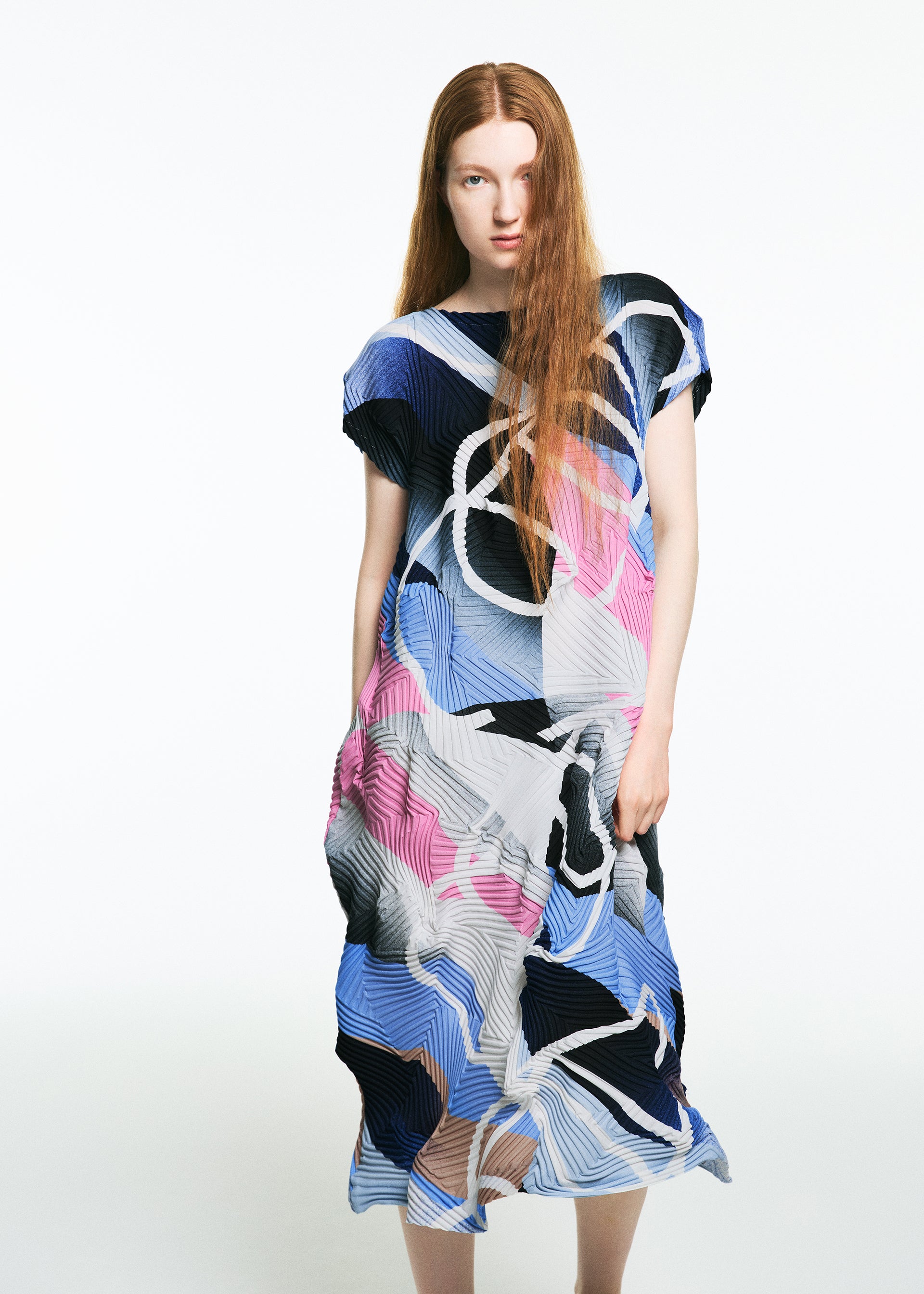 TYPE-XV SOAR NY project 001 Dress Light Pink x Light Blue ISSEY MIYAKE EU TYPE-XV SOAR NY project 001 Dress Light Pink x Light Blue ISSEY MIYAKE EU
