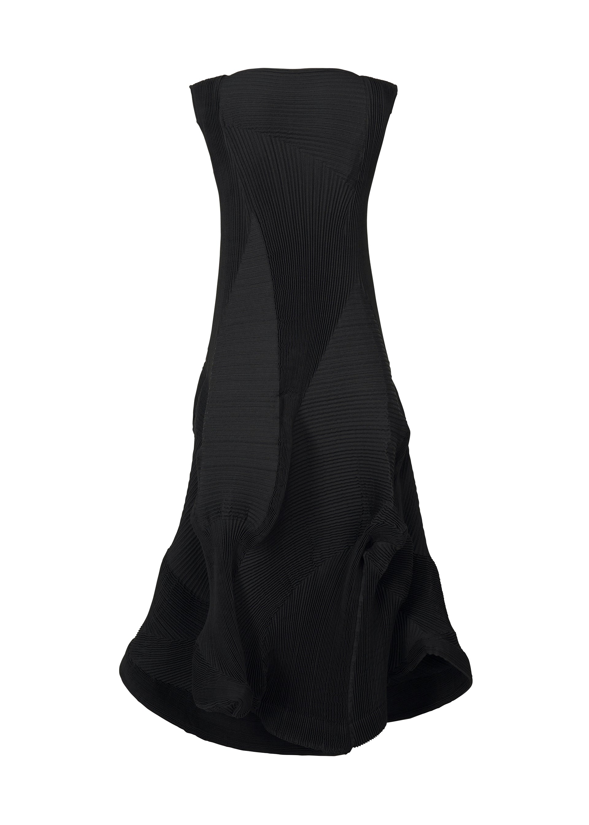 A detail shot of the A-Poc Able Issey Miyake TYPE I 008 dress.