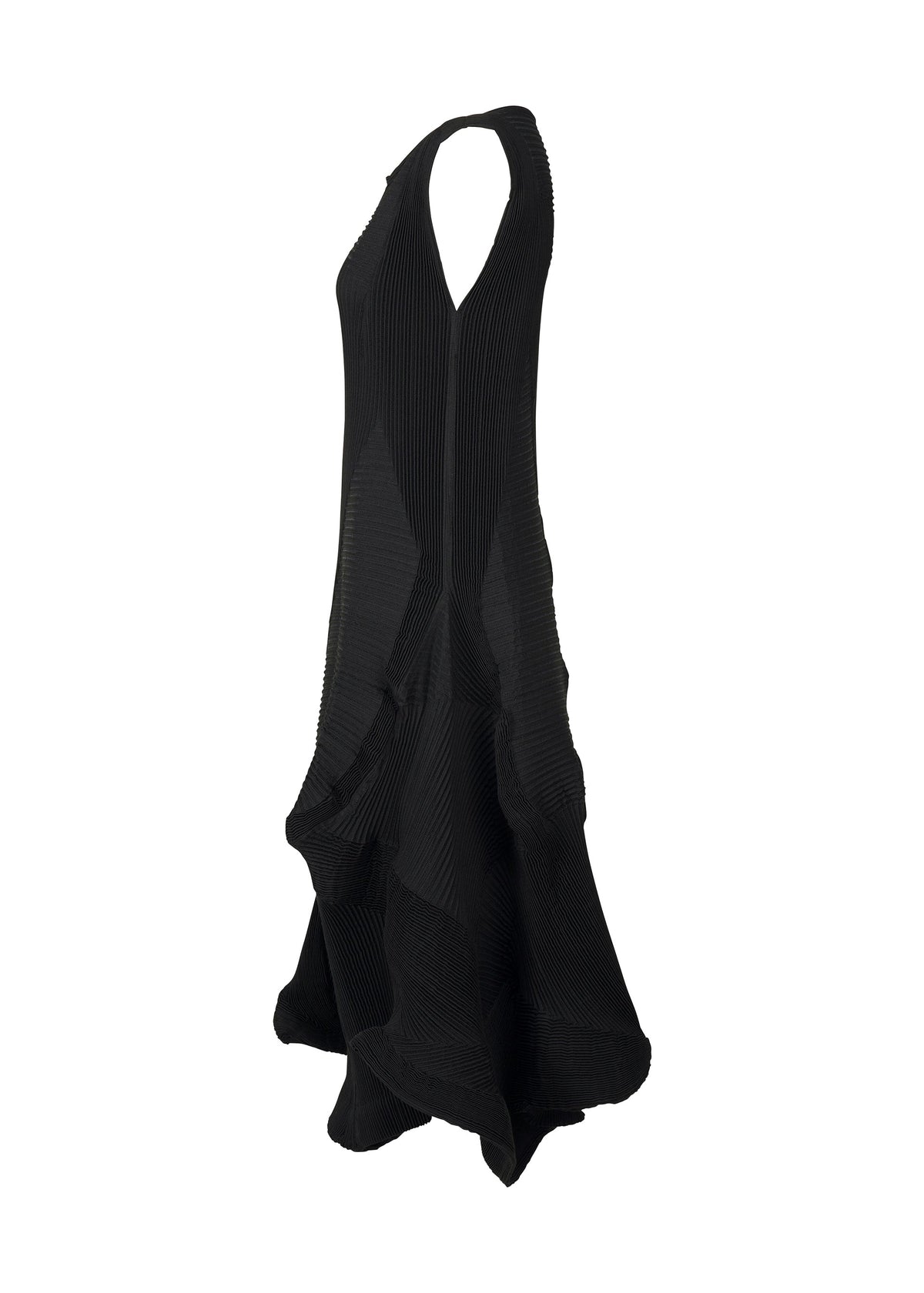 A detail shot of the A-Poc Able Issey Miyake TYPE I 008 dress.