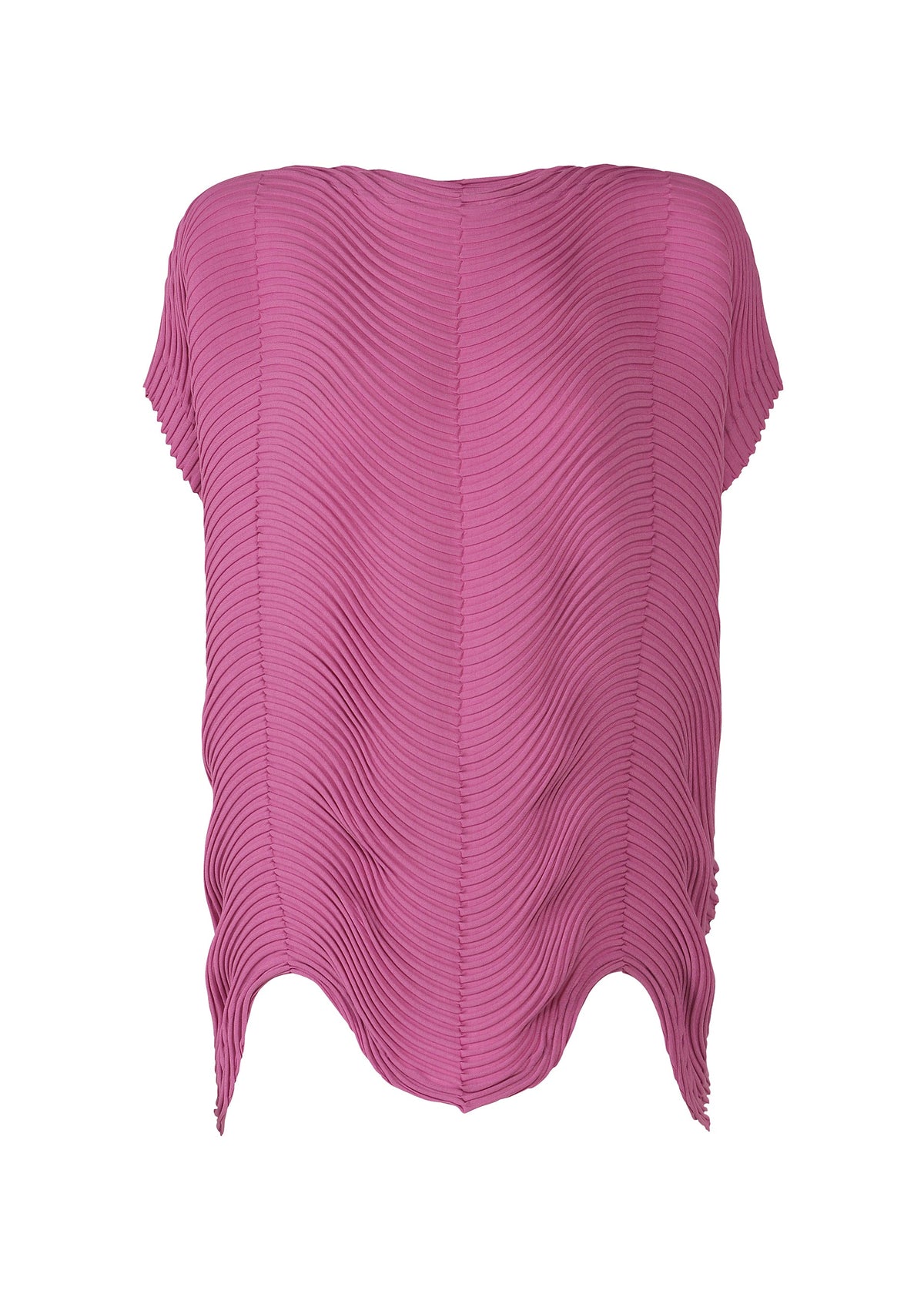 A product shot of the A-POC ABLE ISSEY MIYAKE TYPE-P 006 shirt in fuchsia pink.