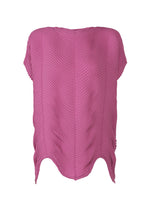A product shot of the A-POC ABLE ISSEY MIYAKE TYPE-P 006 shirt in fuchsia pink.