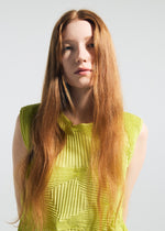 A model wears the A-POC ABLE ISSEY MIYAKE TYPE-O 022 type-o-022-shirt-black.