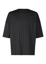 A product shot of the A-Poc Able Issey Miyake TYPE W 007 shirt in black (15), recurring_style.