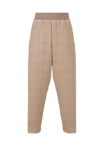 A product shot of the A-Poc Able Issey Miyake TYPE E 001 pants in beige (41), recurring_style.