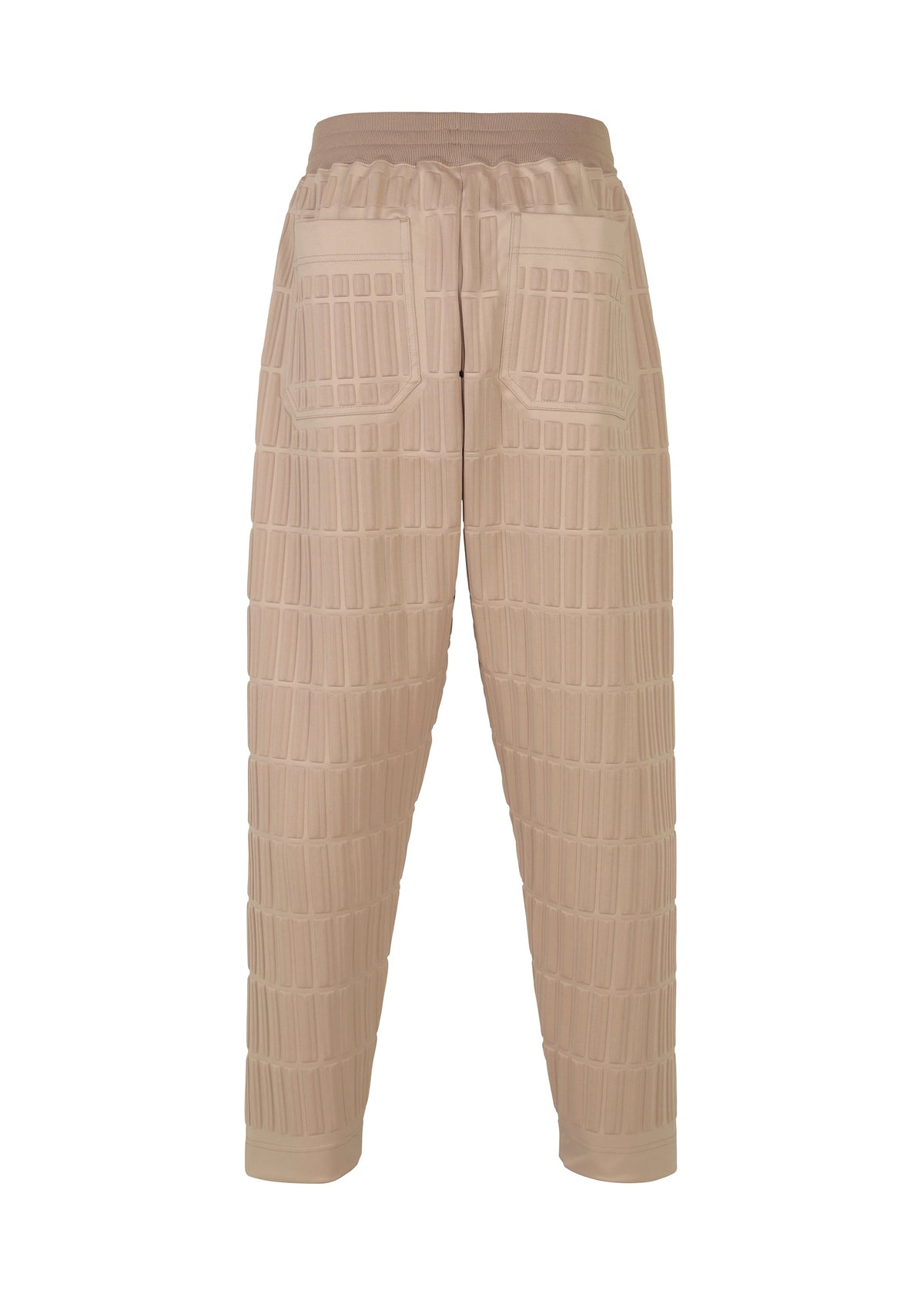 A detail shot of the A-Poc Able Issey Miyake TYPE E 001 pants.