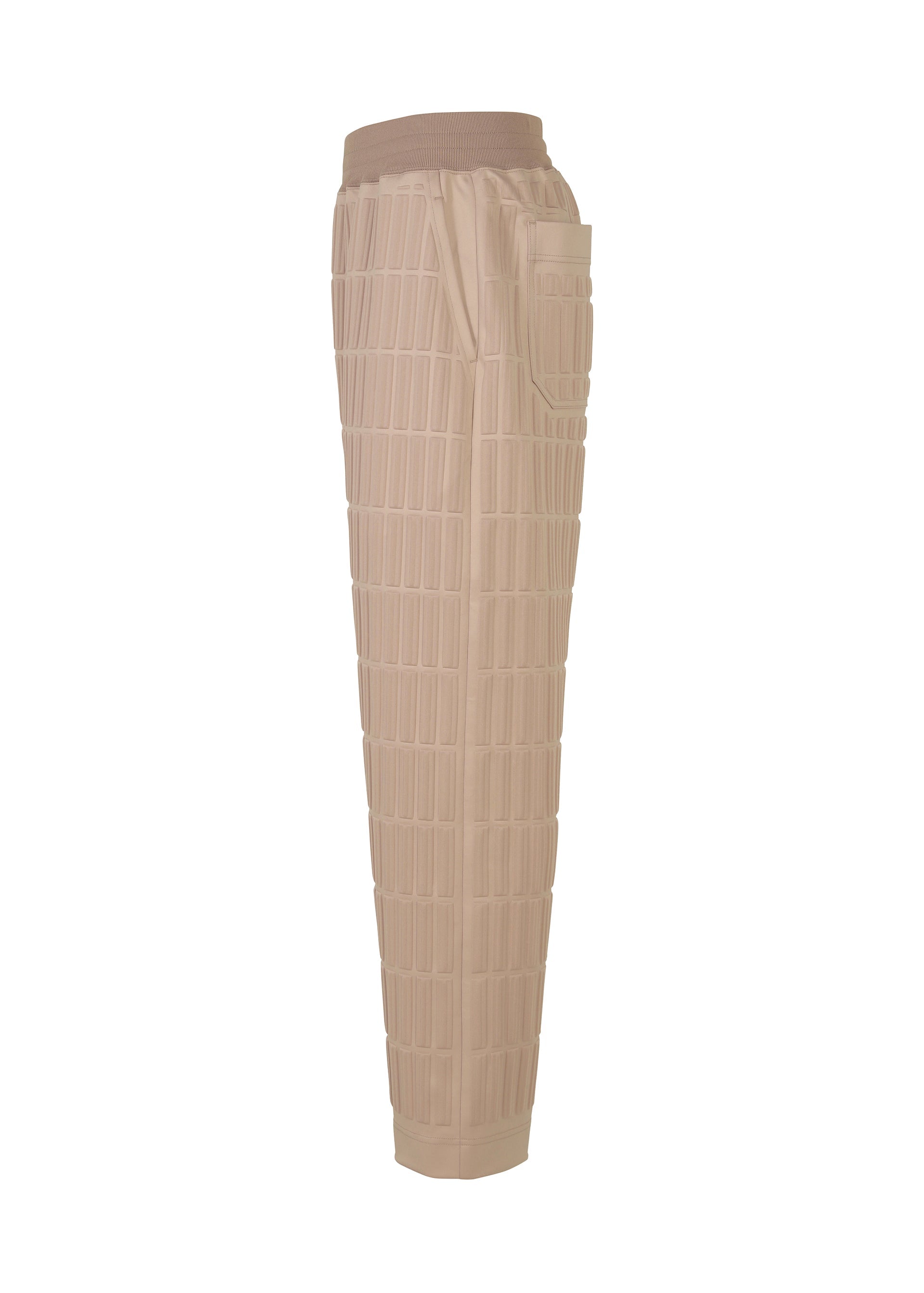 A detail shot of the A-Poc Able Issey Miyake TYPE E 001 pants.