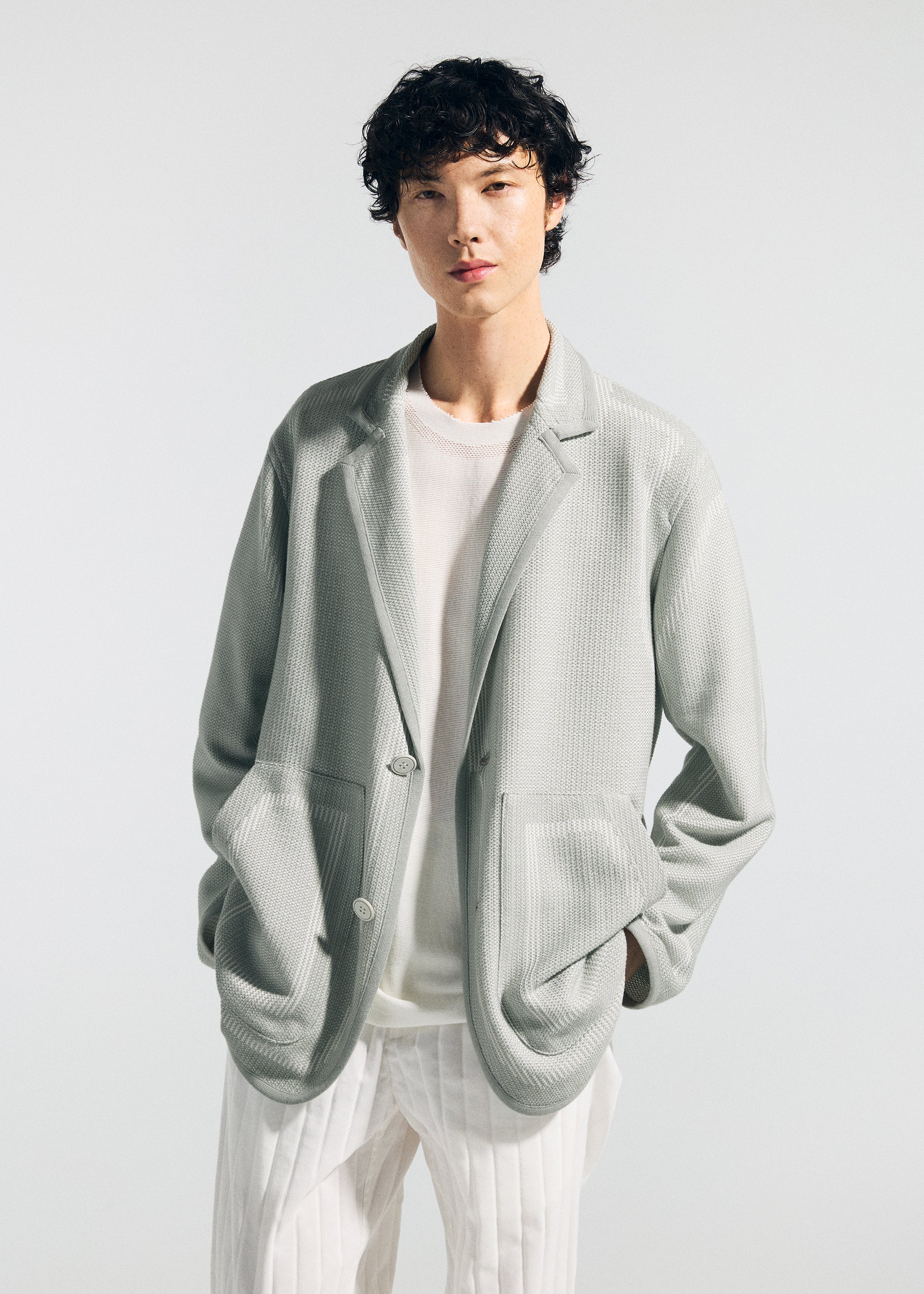 TYPE-K 008 Jacket Beige-Hued – ISSEY MIYAKE EU