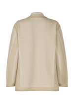 A detail shot of the A-Poc Able Issey Miyake TYPE K 008 jacket.