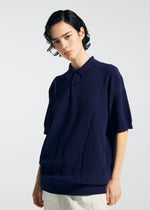 A model wears the A-POC ABLE ISSEY MIYAKE TYPE-K 003-2 type-k-003-2-shirt-black.