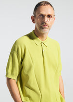 A model wears the A-POC ABLE ISSEY MIYAKE TYPE-K 003-2 type-k-003-2-shirt-navy.