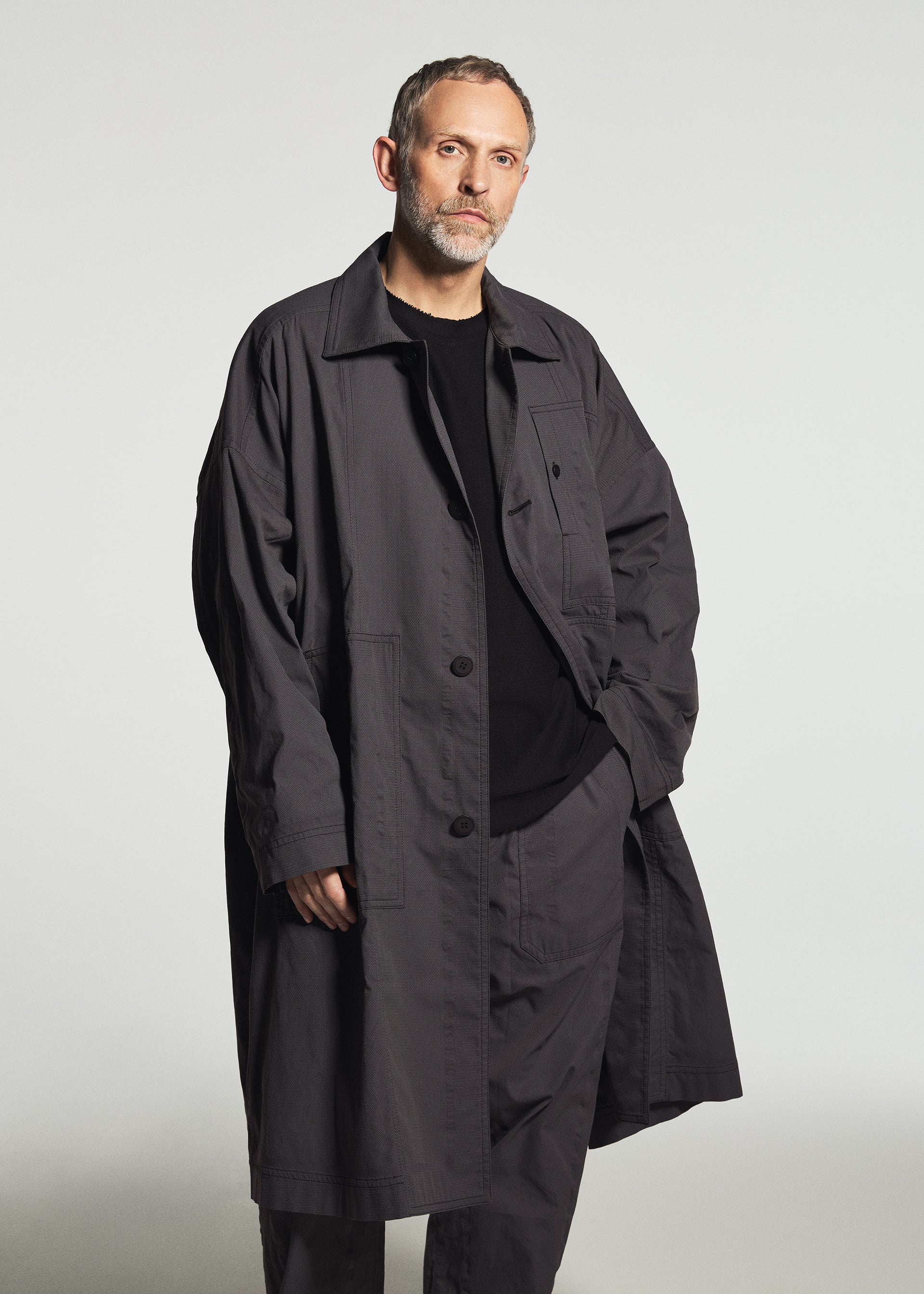 TYPE-U 001-1 Coat Dark Grey – ISSEY MIYAKE EU