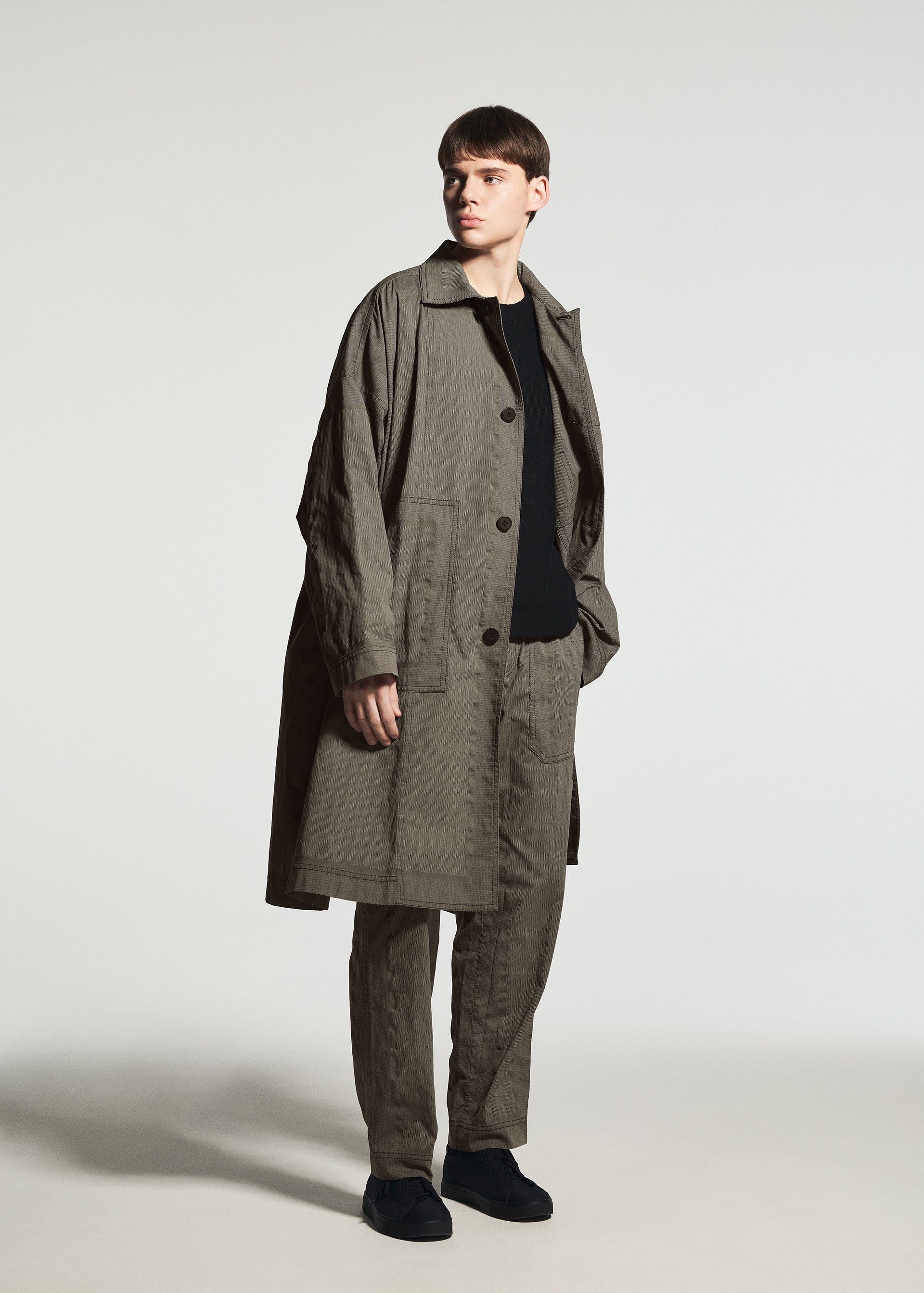 TYPE-U 001-1 Coat Dark Grey – ISSEY MIYAKE EU