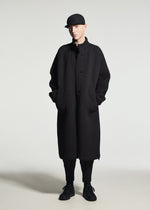 A model wears the A-POC ABLE ISSEY MIYAKE TYPE-O 024 coat.