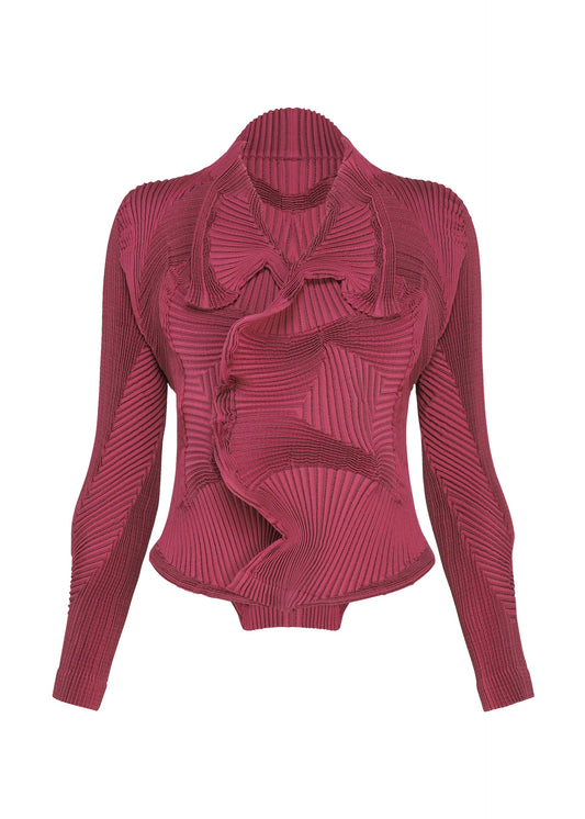 A product shot of the A-POC ABLE ISSEY MIYAKE TYPE-O 003-1 jacket in pink.