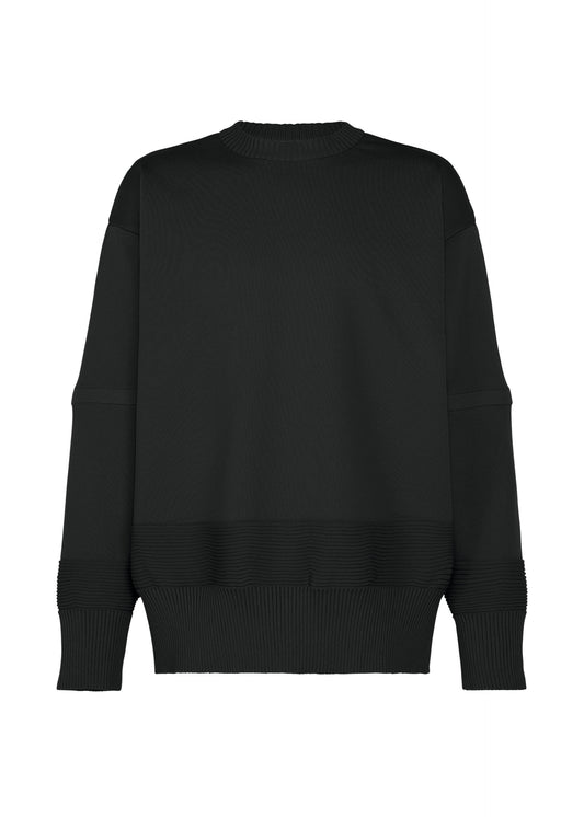A product shot of the A-POC ABLE ISSEY MIYAKE TYPE-K 009 top in black.