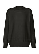 A product shot of the A-POC ABLE ISSEY MIYAKE TYPE-K 010 top in black.