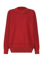 A product shot of the A-POC ABLE ISSEY MIYAKE TYPE-K 010 top in red.