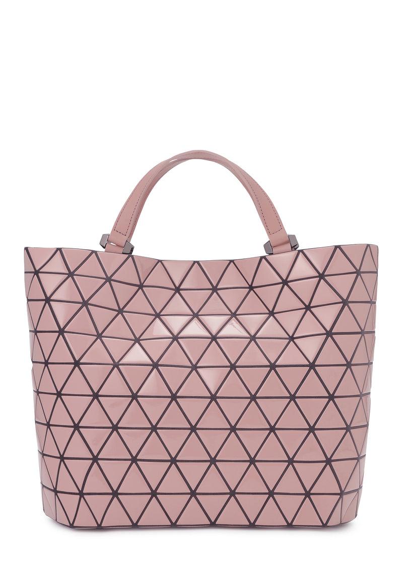 CRYSTAL GLOSS Hand Bag Pink Beige