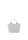 CRYSTAL GLOSS Hand Bag Light Grey