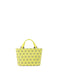 CRYSTAL GLOSS Hand Bag Light Yellow