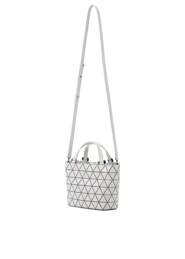 CRYSTAL GLOSS Hand Bag Light Grey