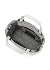 CRYSTAL GLOSS Hand Bag Light Grey