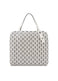 ROW METALLIC Hand Bag Ivory