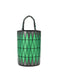 BASKET Hand Bag Green Mix