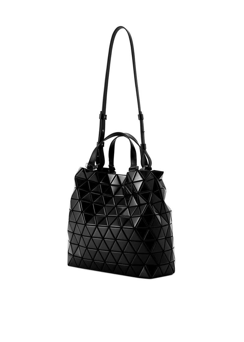 CRYSTAL GLOSS Hand Bag Black