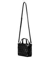 CRYSTAL GLOSS Hand Bag Black