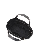 CRYSTAL GLOSS Hand Bag Black