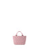 CRYSTAL MATTE Hand Bag Light Pink