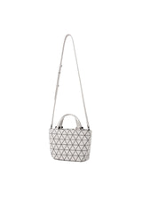 CRYSTAL MATTE Hand Bag Light Grey