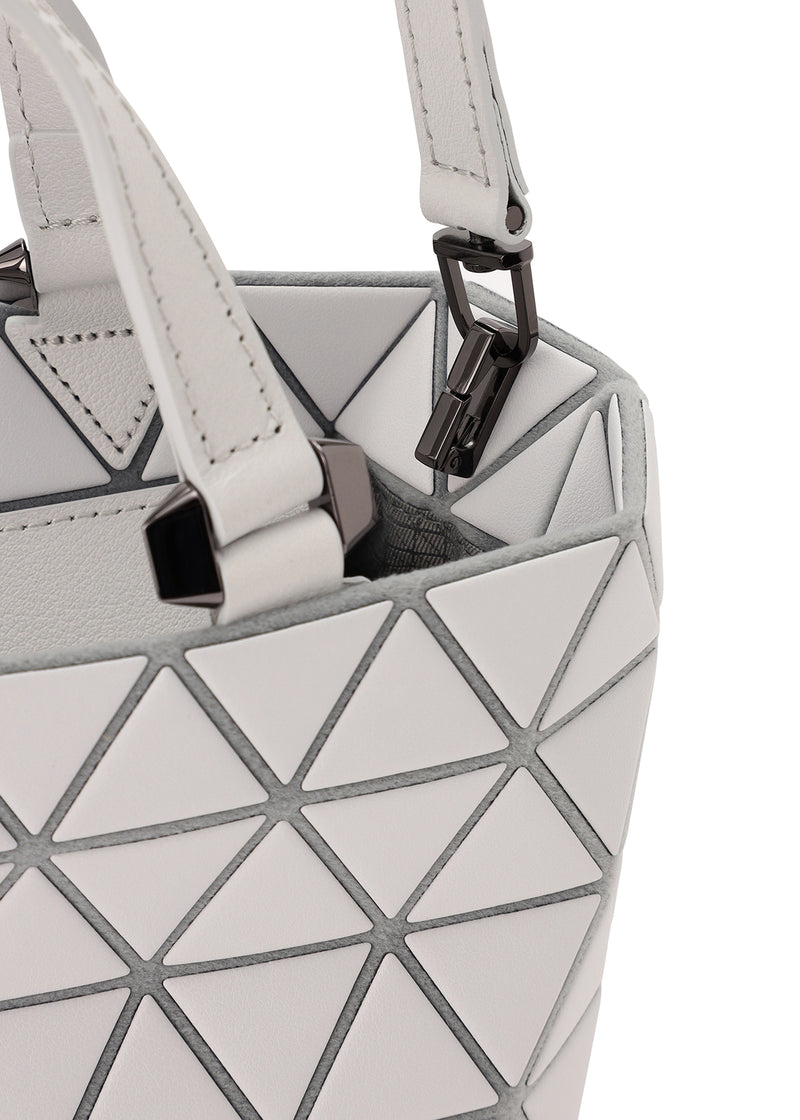 CRYSTAL MATTE Hand Bag Light Grey