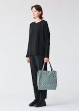 ROW METALLIC Hand Bag Ash Green