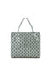 ROW METALLIC Hand Bag Ash Green