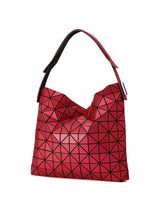 BAGUETTE METALLIC Hand Bag Red