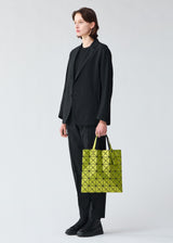 LUCENT METALLIC Tote Yellow