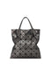 LUCENT METALLIC Tote Gunmetal