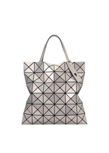 LUCENT W COLOR Tote Light Grey x Silver