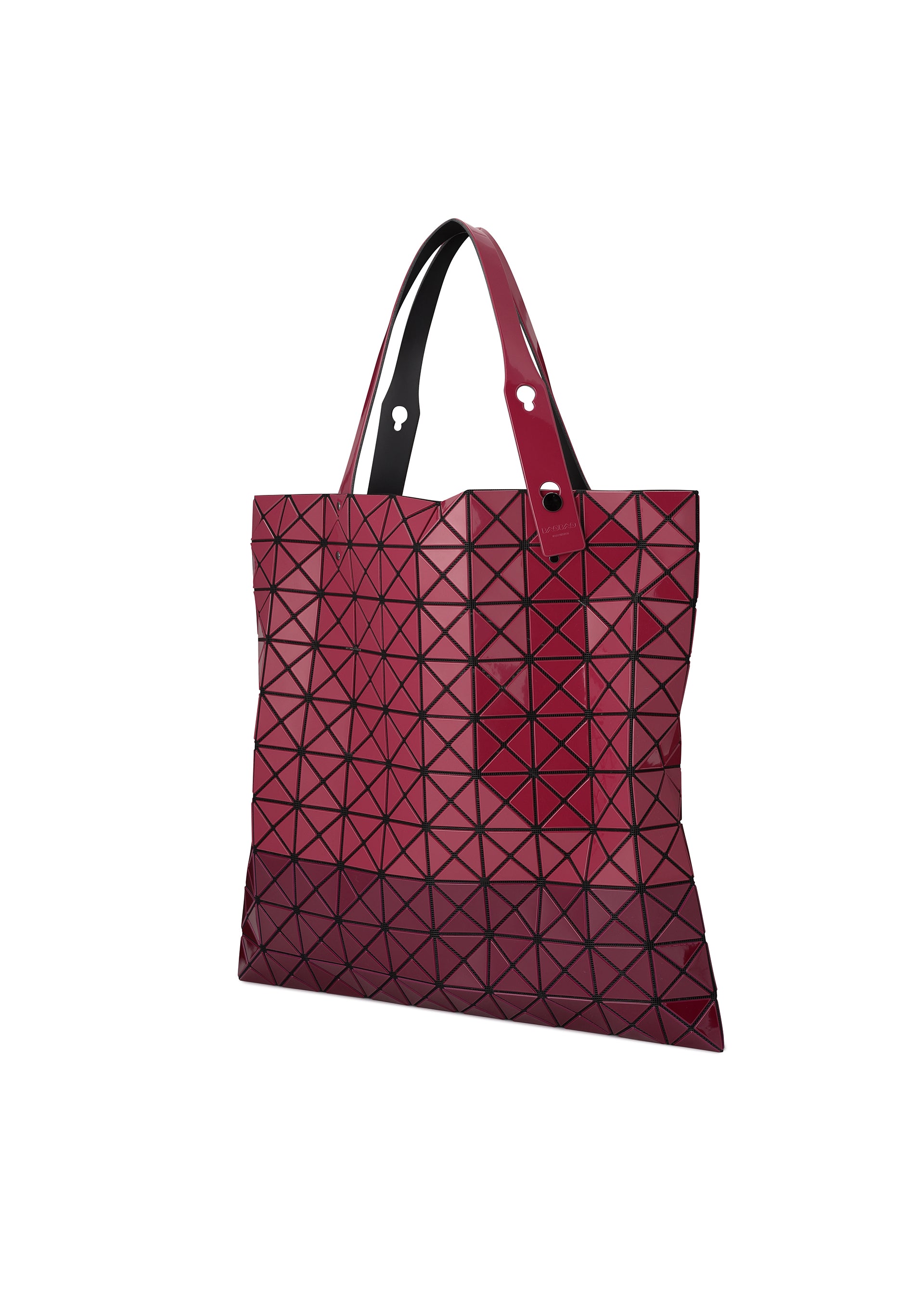 PRISM BI-COLOR Tote Bag Red x Wine Red – ISSEY MIYAKE EU