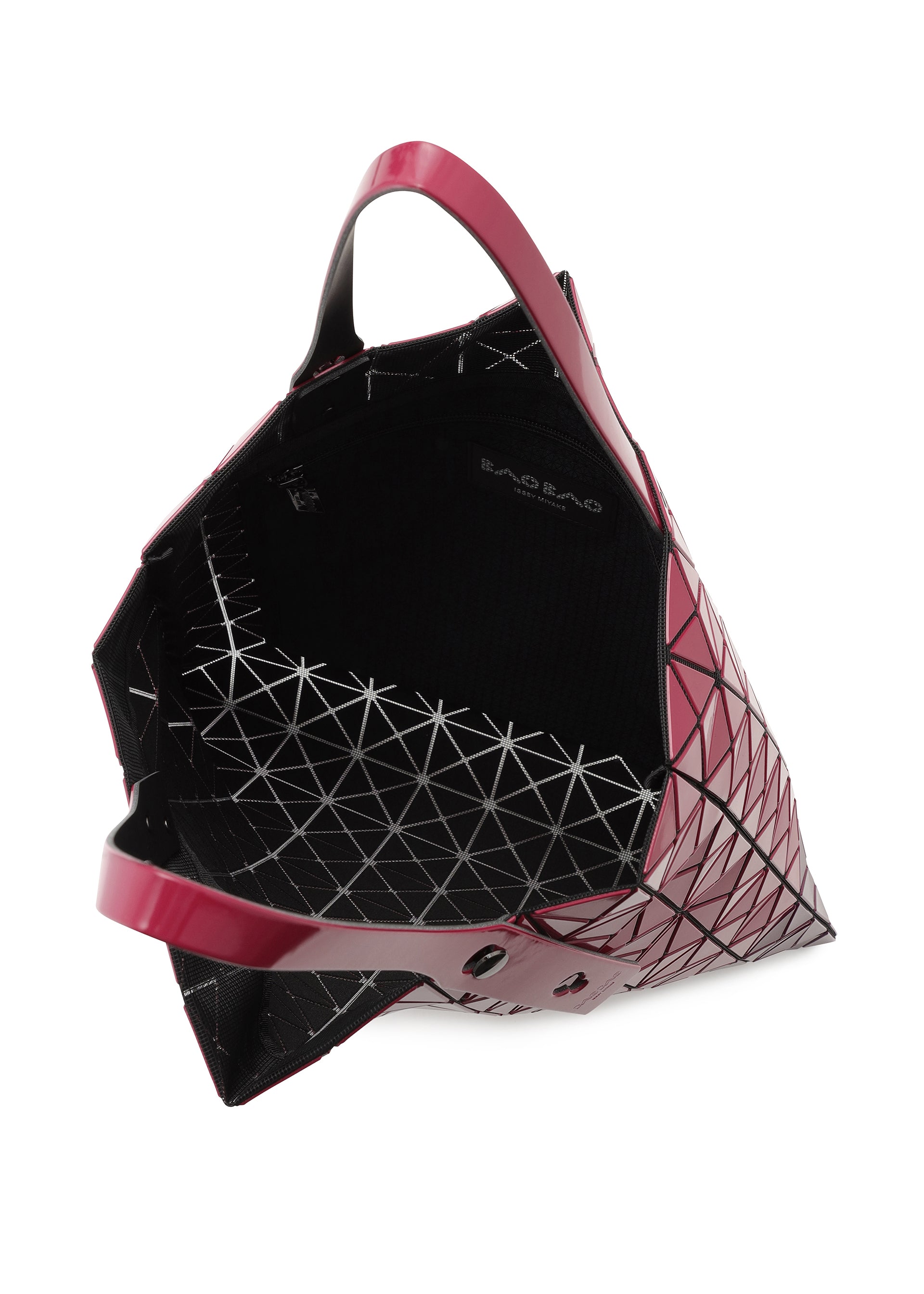 PRISM BI-COLOR Tote Bag Red x Wine Red – ISSEY MIYAKE EU