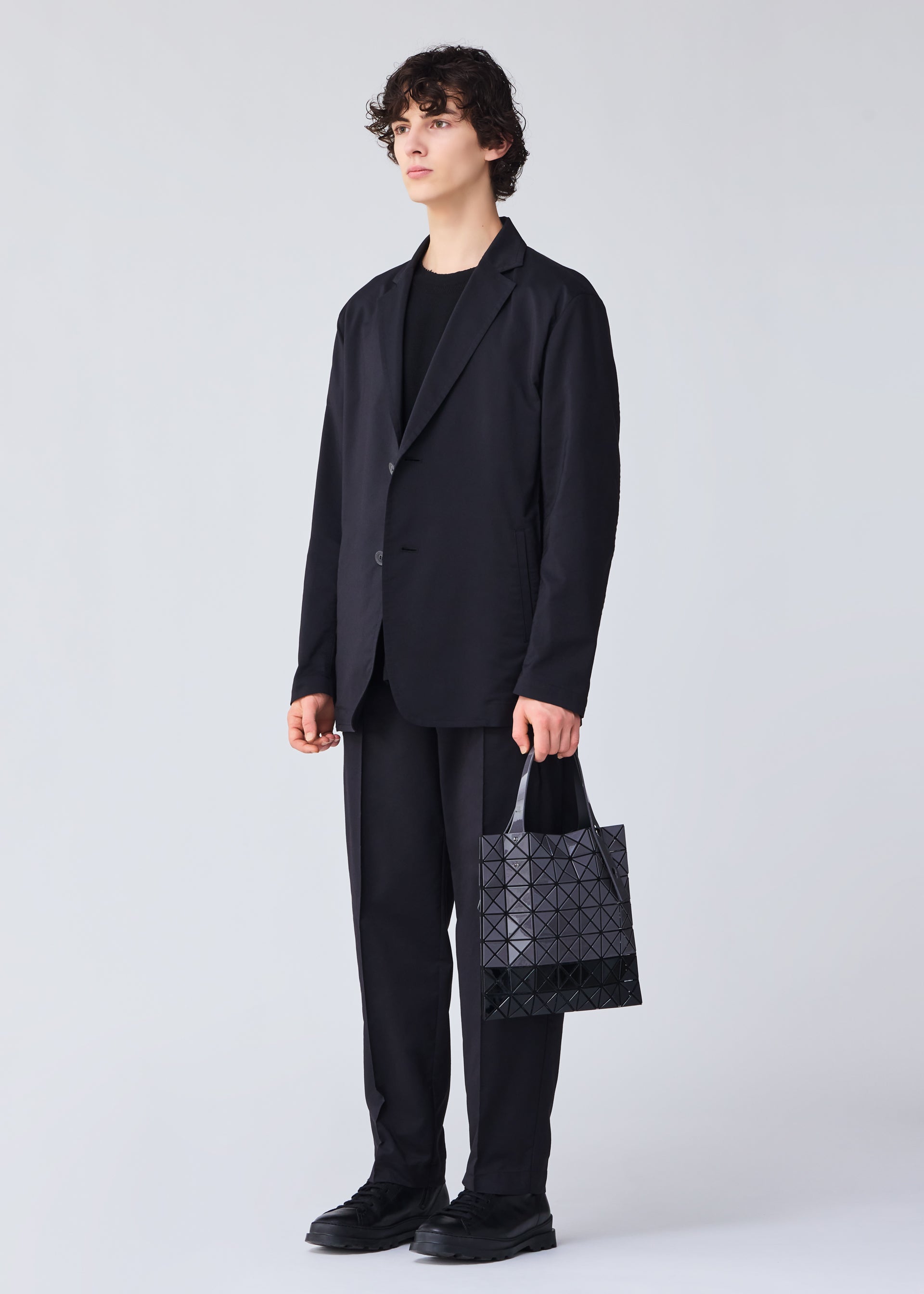 PRISM BI-COLOR Tote Bag Dark Grey x Black