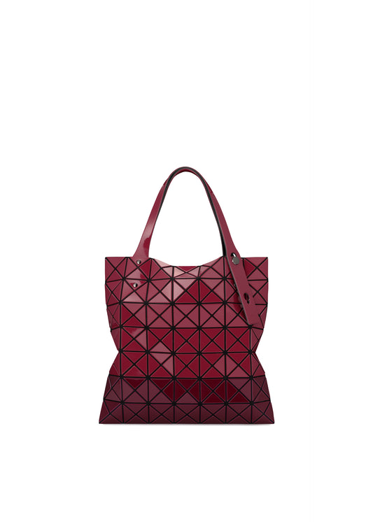 PRISM BI-COLOR Tote Bag Red x Wine Red