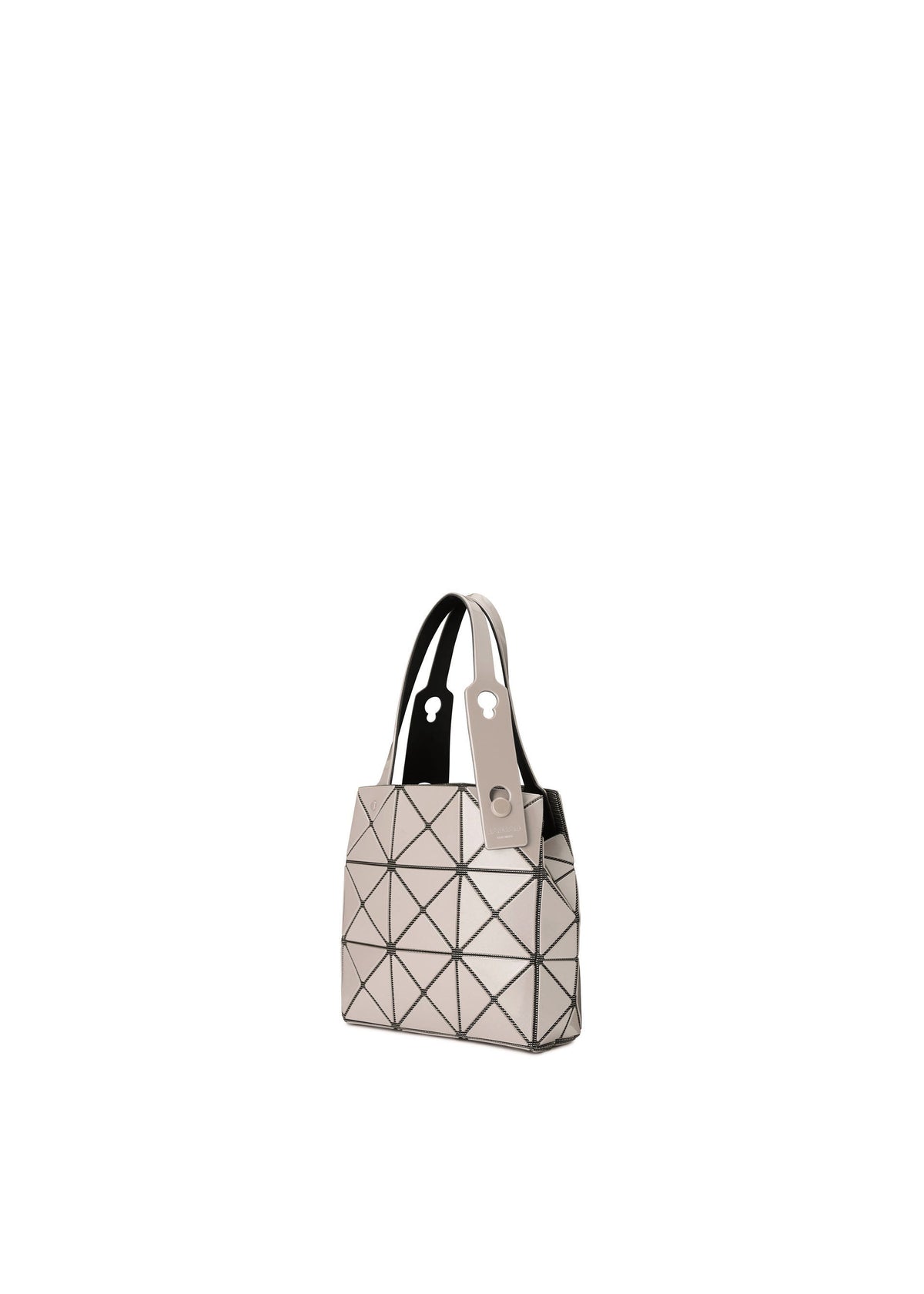 A detail shot of the Bao Bao Issey Miyake CARAT handbag.