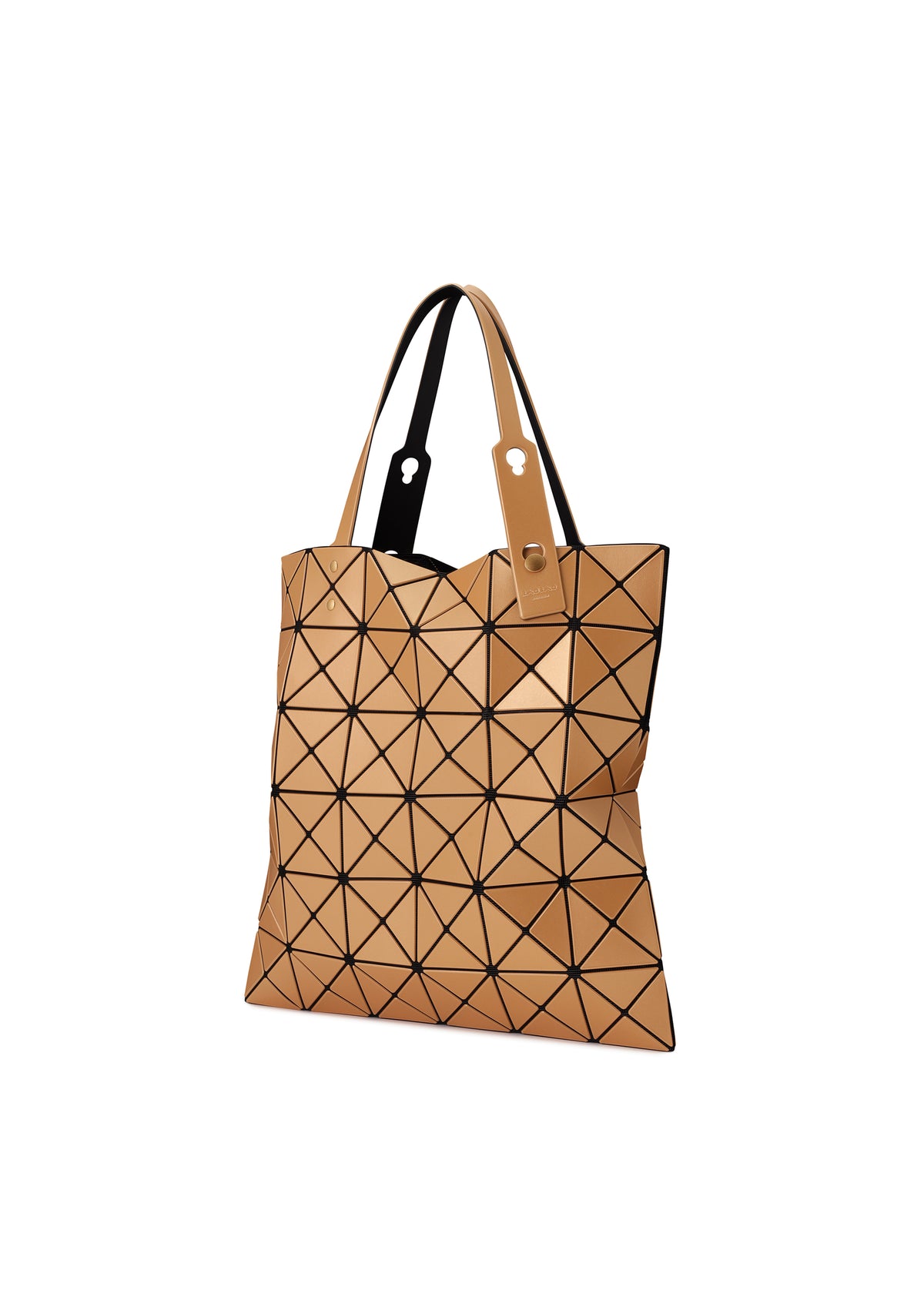 LUCENT METALLIC Tote Bag Beige