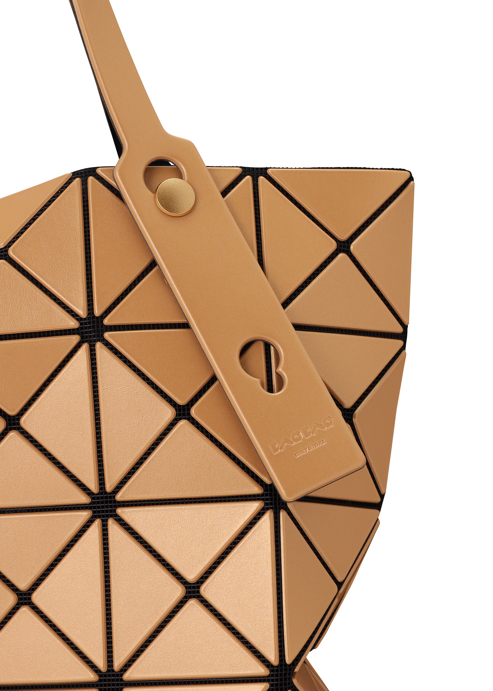 LUCENT METALLIC Tote Bag Beige