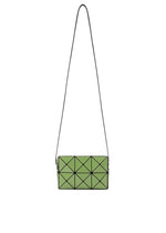 A product shot of the BAO BAO ISSEY MIYAKE CUBOID shoulder bag in matcha (69).