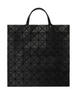 A detail shot of the Bao Bao Issey Miyake LUCENT MATTE tote bag.