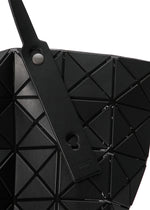 A detail shot of the Bao Bao Issey Miyake LUCENT MATTE tote bag.